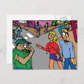 通り ポストカード (正面/裏面)