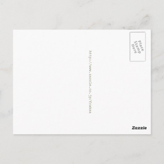 通り ポストカード (裏面)