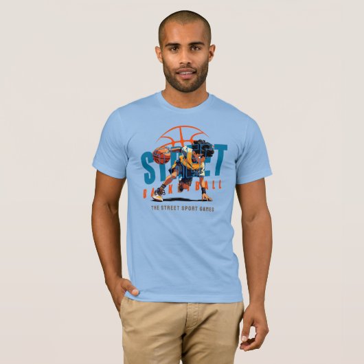 通り | メンズジャージーショートスリーブ Tシャツ (正面フル)