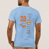 通り | メンズジャージーショートスリーブ Tシャツ (裏面)
