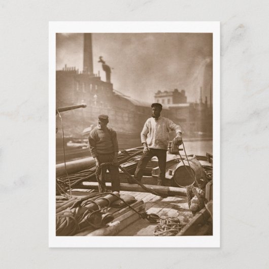 通り・ライフ静かから「高速道路」の労働者 ポストカード (正面)