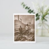 通り・ライフ静かから「高速道路」の労働者 ポストカード (スタンド正面)