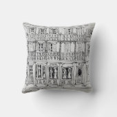 通り、四王室の半フランスの期|ニューオーリンズ クッション (裏面)