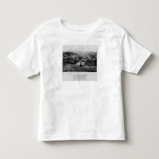 通りChamplainパリ1858-78年の上 トドラーTシャツ (正面)
