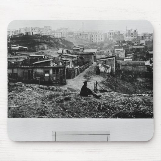 通りChamplainパリ1858-78年の上 マウスパッド (正面)