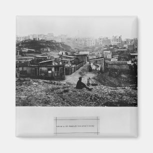 通りChamplainパリ1858-78年の上 マグネット