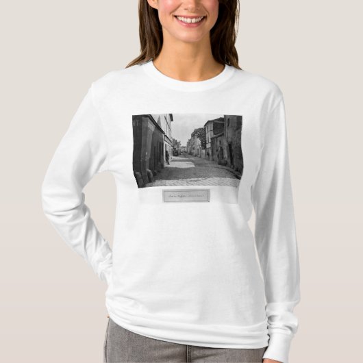 通りde Lourcine、パリからの通りdes Anglaises、 Tシャツ (正面)