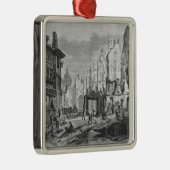 通りdes Ecolesの建物のための破壊 メタルオーナメント (右)