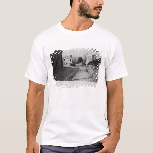 通りdes Saules、パリ1858-78年 Tシャツ (正面)