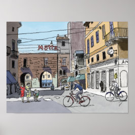 通りinイタリア# 22ポスター ポスター