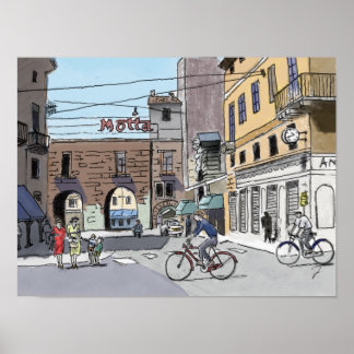 通りinイタリア# 22ポスター ポスター