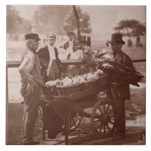 「通りLifからの粥の詐欺師そしてジンジャービールメーカー、 タイル (正面)