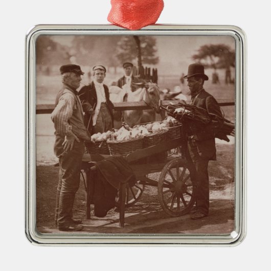 「通りLifからの粥の詐欺師そしてジンジャービールメーカー、 メタルオーナメント (正面)