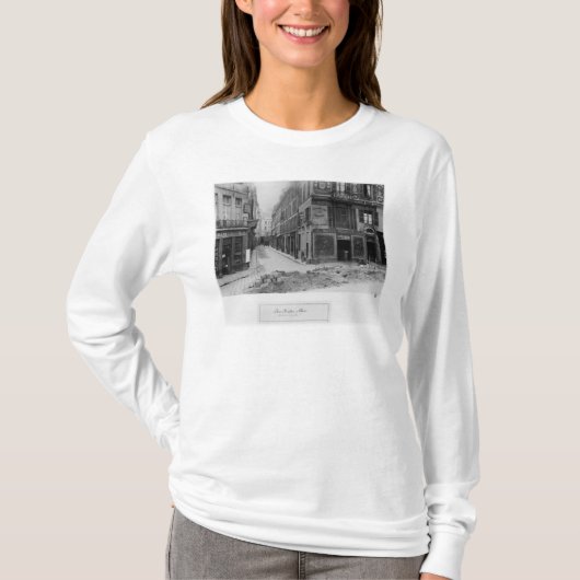 通りMaitreアルバートパリ1858-78年 Tシャツ (正面)