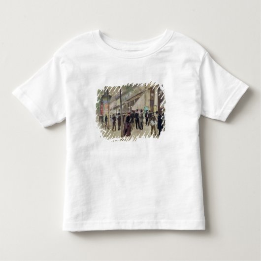 通りMontmartre トドラーTシャツ (正面)