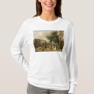 通りMontmartre、パリ1830年の眺め Tシャツ