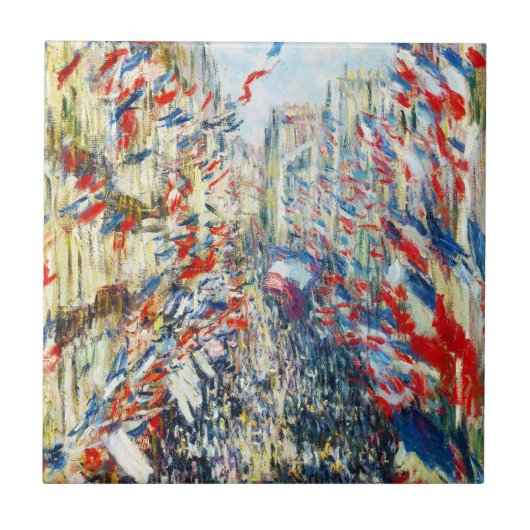 通りMontorgueil、パリの6月のフェスティバル タイル (正面)