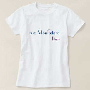通りMouffetard、パリ Tシャツ