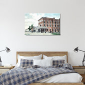 通りSceneGlendive, MT キャンバスプリント (インサイチュ (寝室))