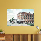 通りSceneGlendive, MT キャンバスプリント (インサイチュ (リビング))