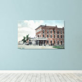 通りSceneGlendive, MT キャンバスプリント (インサイチュ (ウッドフロア))