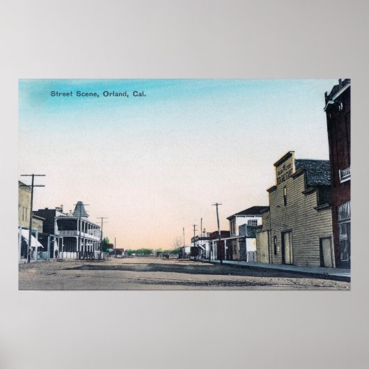 通りSceneOrland(カリフォルニア州) ポスター (正面)