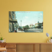 通りScenePacific Grove(カリフォルニア州) キャンバスプリント (インサイチュ (リビング))