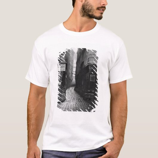 通りTirechape、通りSt. Honoreからの、パリ Tシャツ (正面)