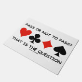 通るか否かそれが問題のユーモアだ ドアマット (アングル)