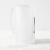 通信のマグカップ フロストグラスビールジョッキ (正面左)