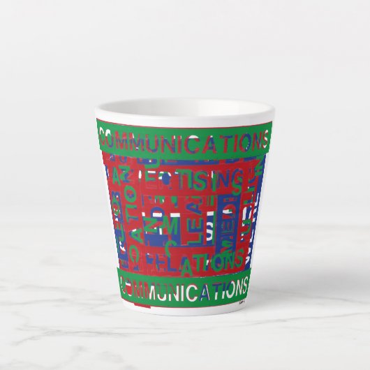 通信の内訳 カフェラテマグ (正面)