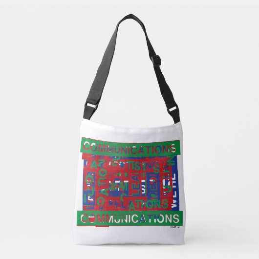通信の内訳 クロスボディバッグ (正面)
