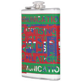 通信の内訳 フラスク (左)