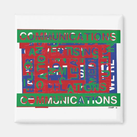 通信の内訳 マグネット (正面)