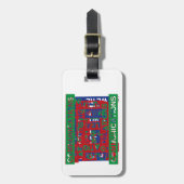 通信の内訳 ラゲッジタグ (正面縦)