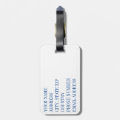 通信の内訳 ラゲッジタグ (裏面縦)