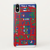 通信の内訳 Case-Mate iPhoneケース (裏面)