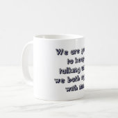 通信マグの不良 コーヒーマグカップ (正面左)