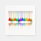 通信ラベル紙ナプキンス スタンダードカクテルナプキン (正面)