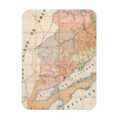 （通信レター）メキシコの地図 マグネット (縦)