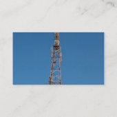 通信塔を見上げる 名刺 (裏面)
