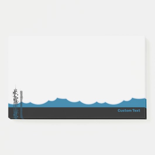 通信塔 ポストイット (正面)