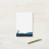 通信塔 ポストイット (デスク上)