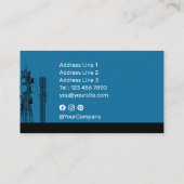 通信塔 名刺 (裏面)