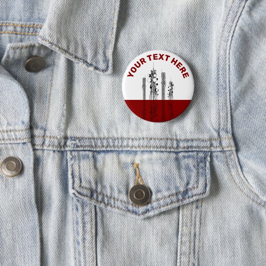 通信塔 缶バッジ (インサイチュ)