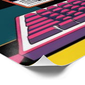 通信技術光沢ポスター | ウォールアート (コーナー)