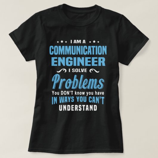 通信技術者 Tシャツ (デザイン正面)