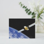 通信衛星 ポストカード (スタンド正面)