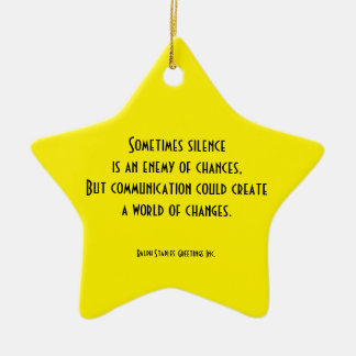 通信 セラミックオーナメント