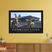 通信：感動的引用文 キャンバスプリント (インサイチュ (リビング))